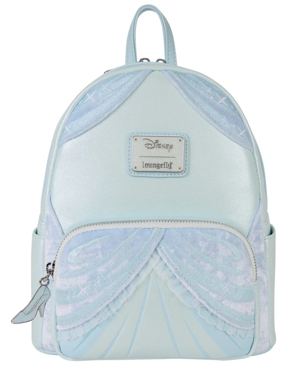 Loungefly Pastel Blue Iridescent Mini Backpack